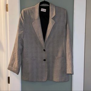 Vintage plaid blazer